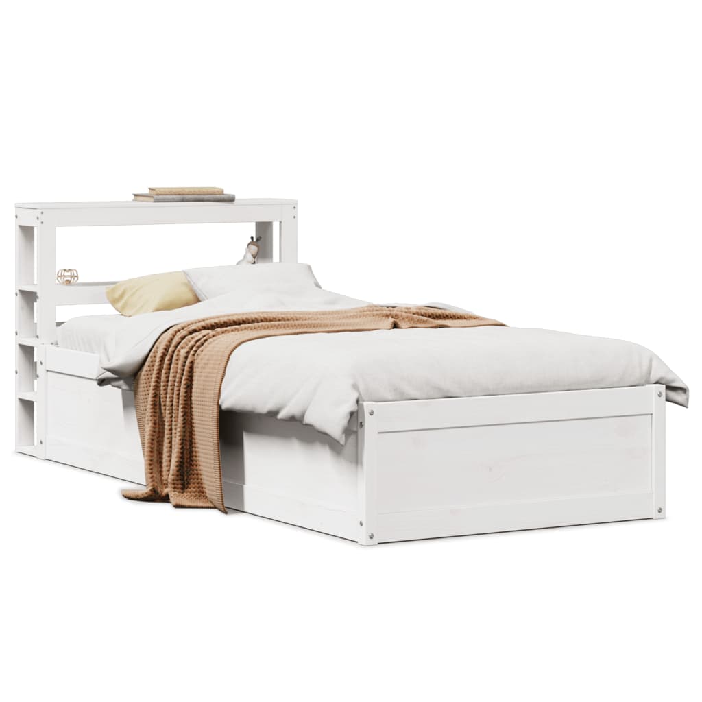 Bed Frame With Headboard Solid Wood Pine