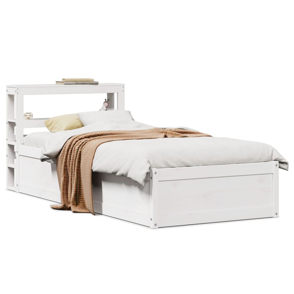 Bed Frame With Headboard Solid Wood Pine