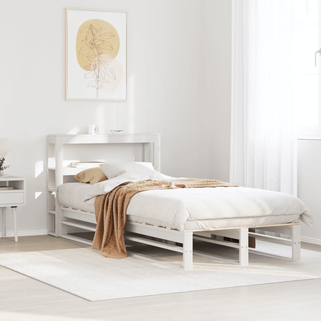 Bed Frame Without Mattress Small Double Solid Wood Pine