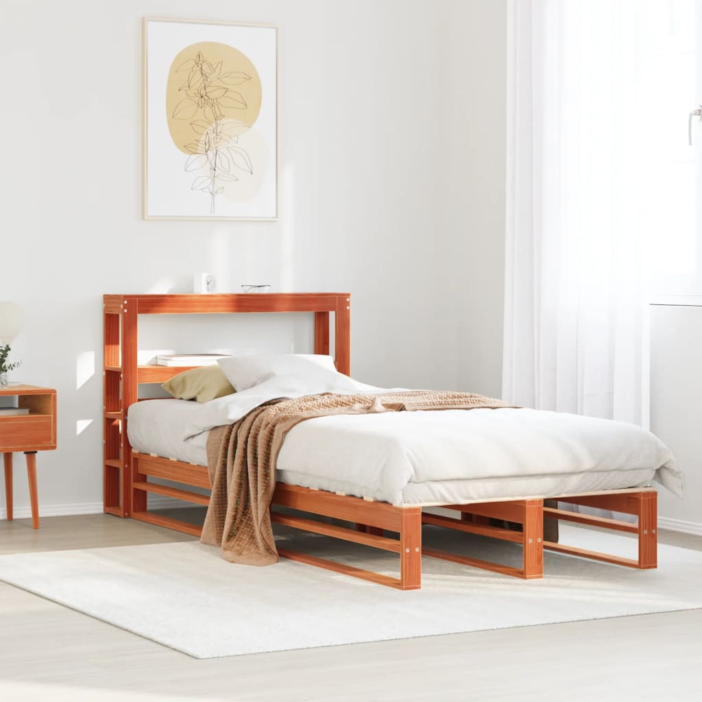 Bed Frame Without Mattress Small Double Solid Wood Pine