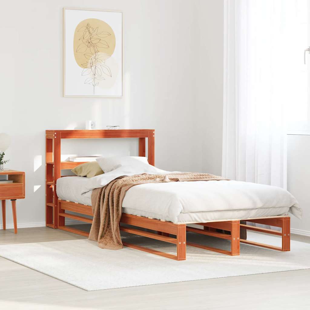 Bed Frame Without Mattress Small Double Solid Wood Pine
