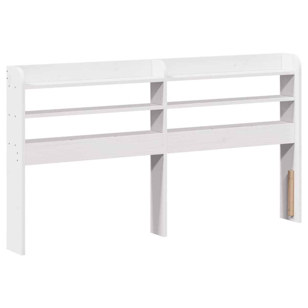 Bed Frame With Headboard Without Mattress White 140X200 Cm