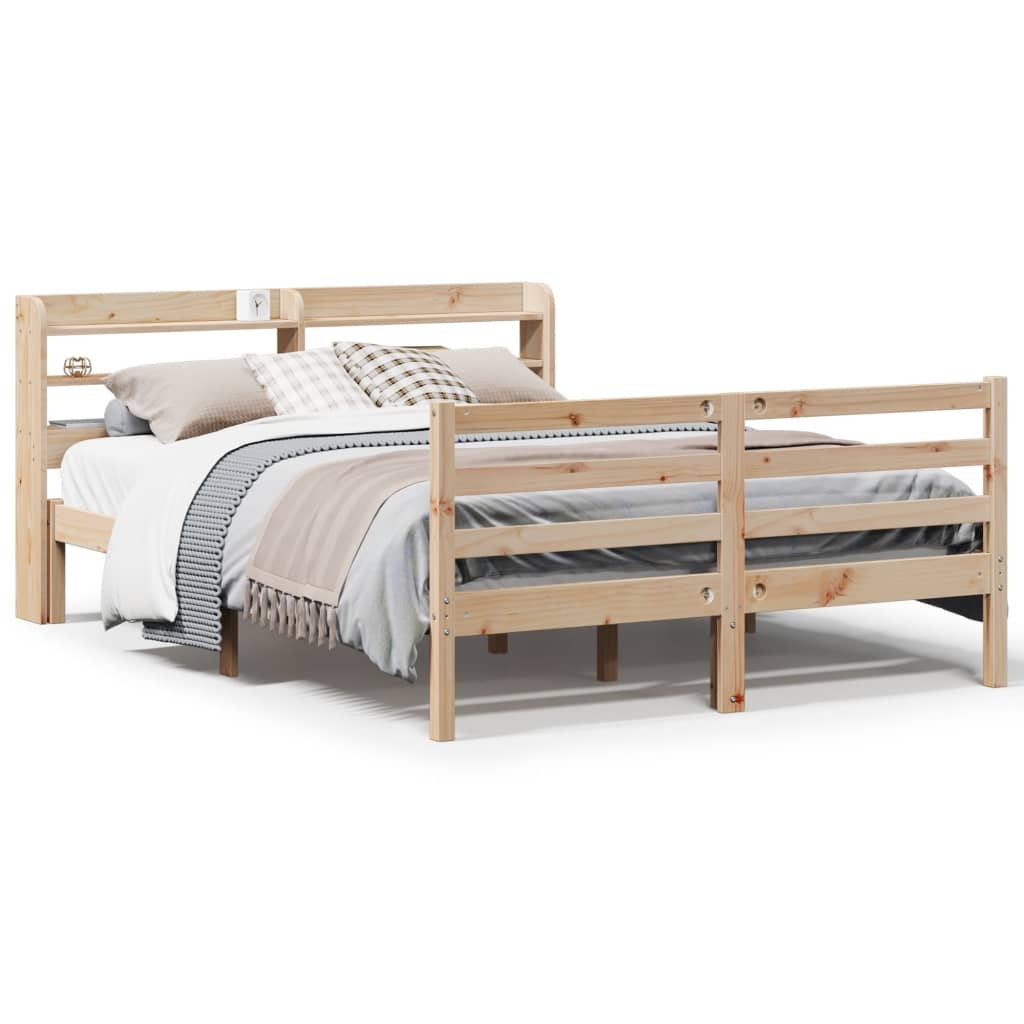 Bed Frame With Headboard Without Mattress 160X200 Cm
