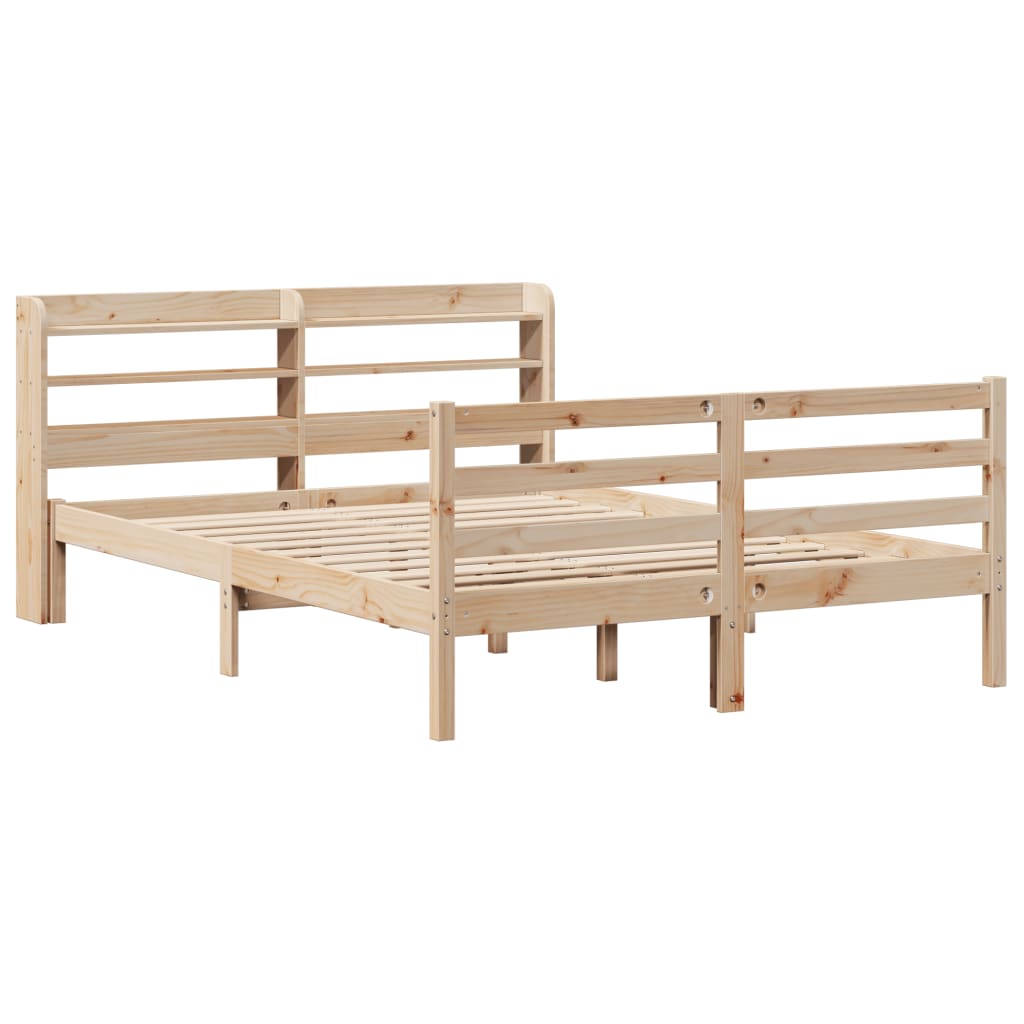 Bed Frame With Headboard Without Mattress 160X200 Cm