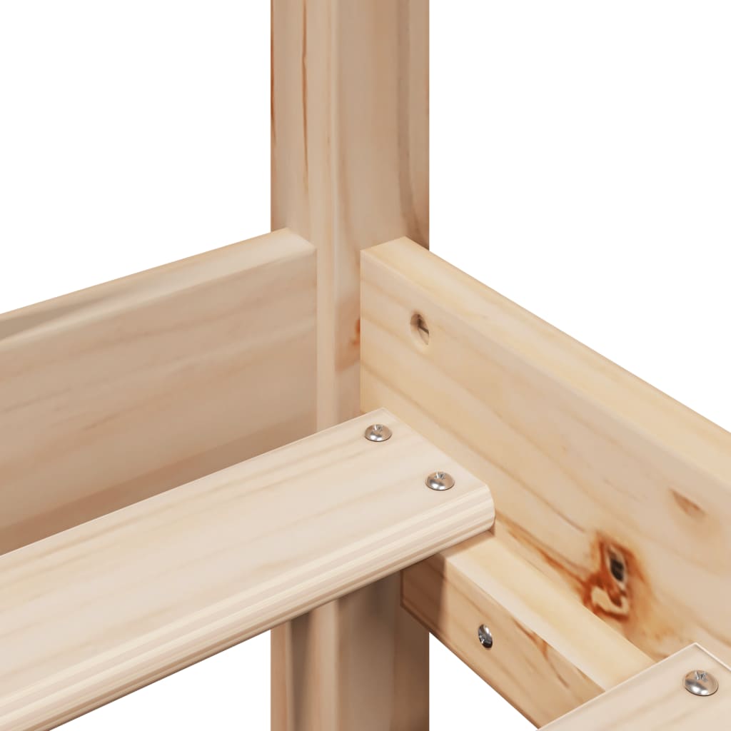 Bed Frame With Headboard Without Mattress 160X200 Cm