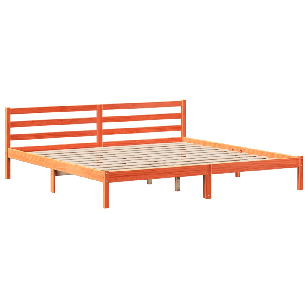 Bed Frame Without Mattress Solid Wood Pine