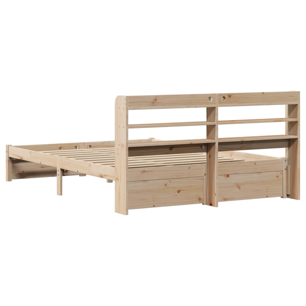 Bed Frame With Headboard Without Mattress 160X200 Cm