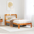 Bed Frame Without Mattress Double Solid Wood Pine