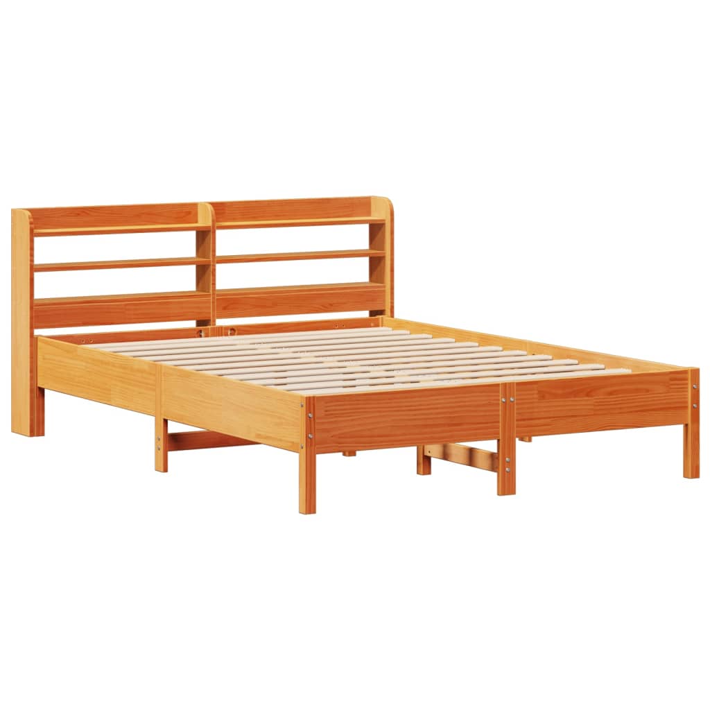 Bed Frame Without Mattress King Size Solid Wood Pine