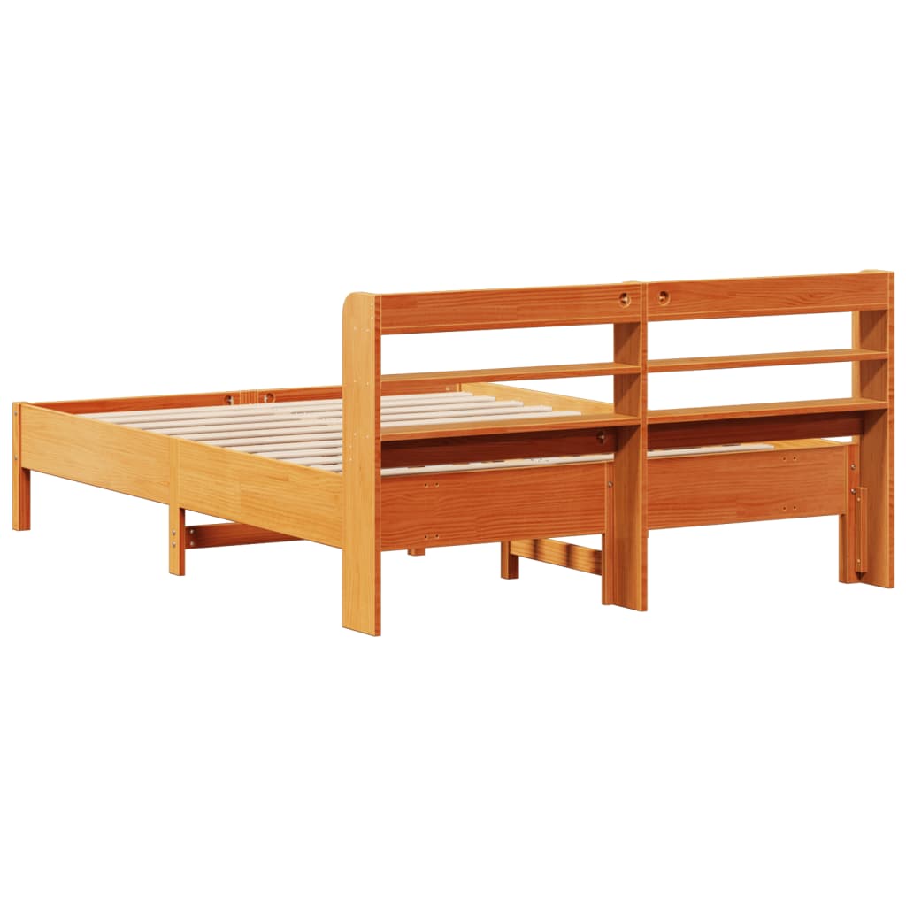 Bed Frame Without Mattress King Size Solid Wood Pine
