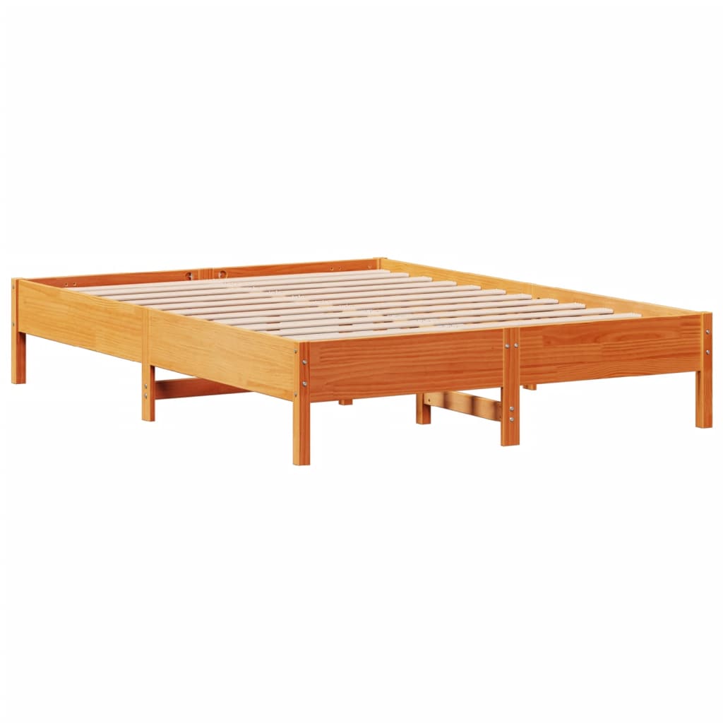 Bed Frame Without Mattress King Size Solid Wood Pine