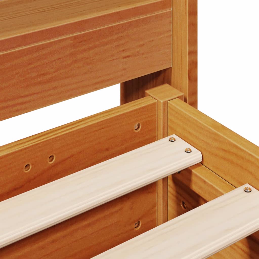 Bed Frame Without Mattress King Size Solid Wood Pine