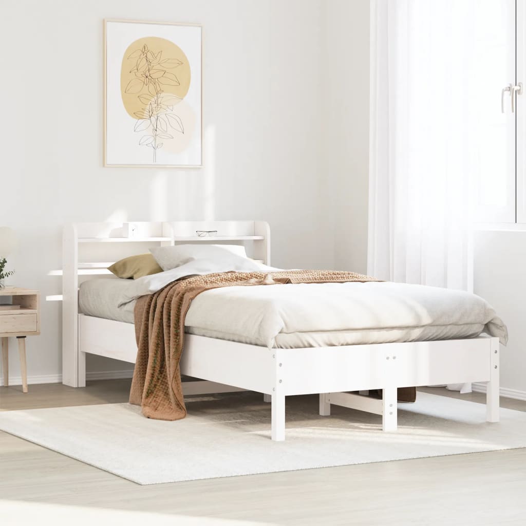 Bed Frame Without Mattress King Size Solid Wood Pine