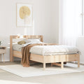 Bed Frame Without Mattress King Size Solid Wood Pine