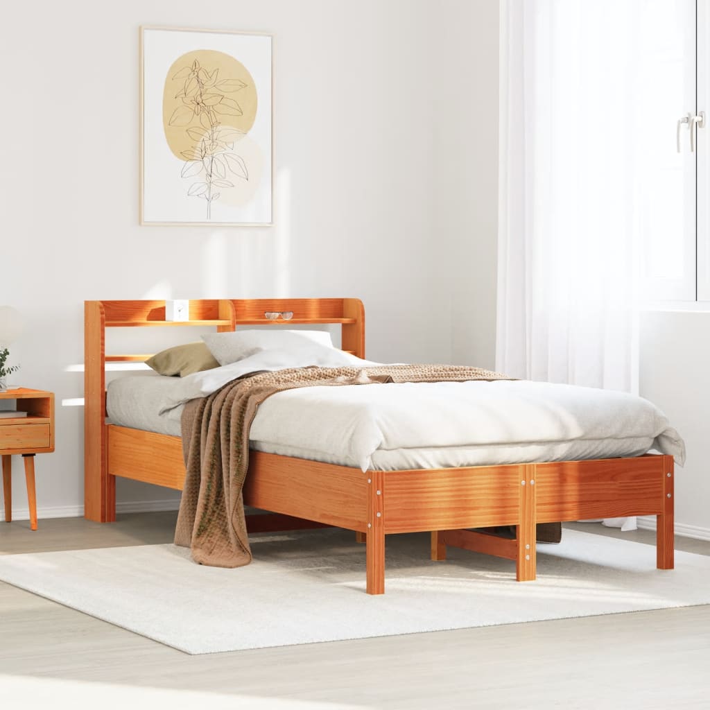 Bed Frame Without Mattress King Size Solid Wood Pine
