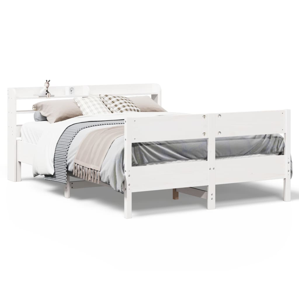 Bed Frame Without Mattress Solid Wood Pine