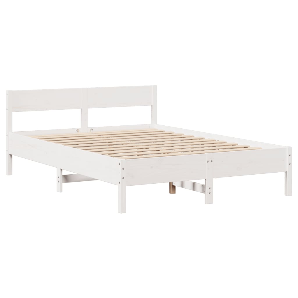 Bed Frame Without Mattress Solid Wood Pine