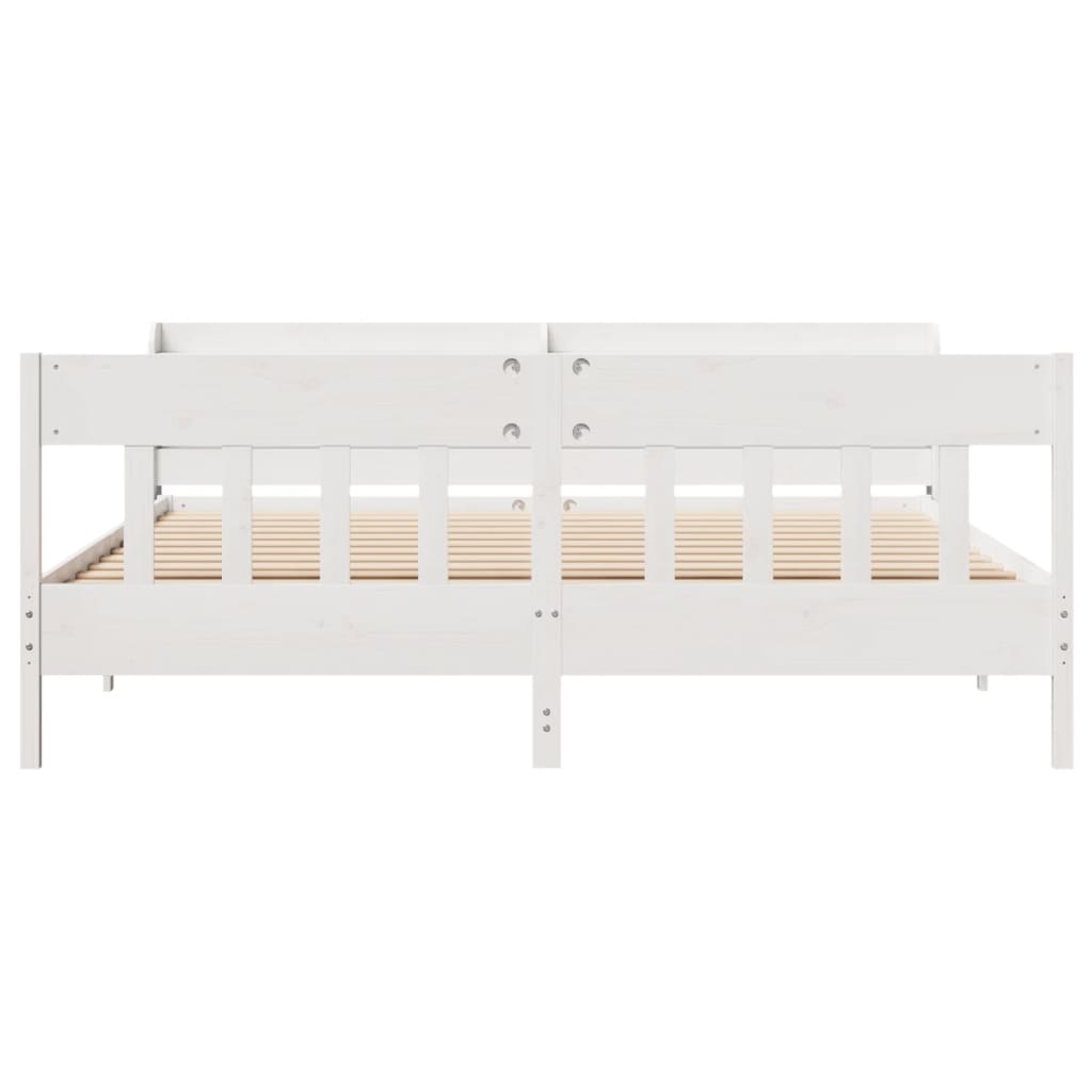 Bed Frame Without Mattress Solid Wood Pine