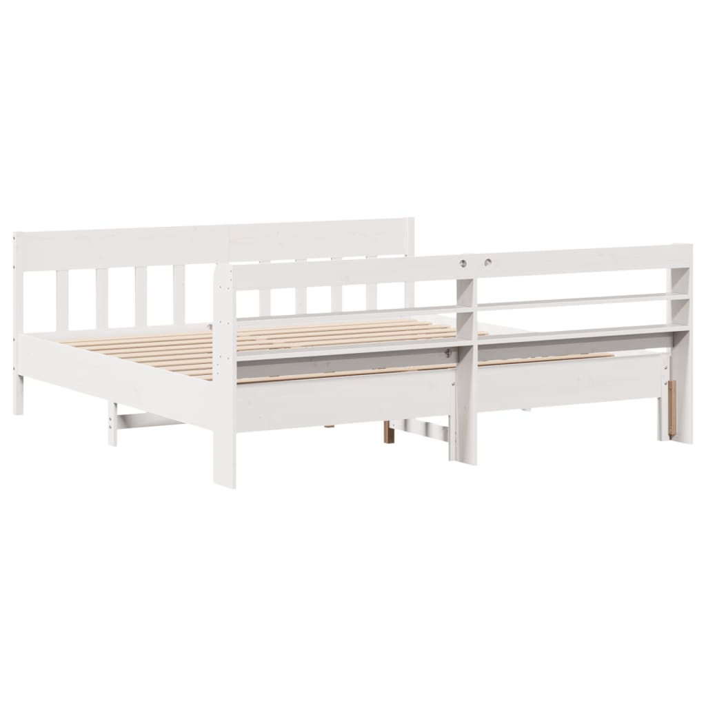 Bed Frame Without Mattress Solid Wood Pine