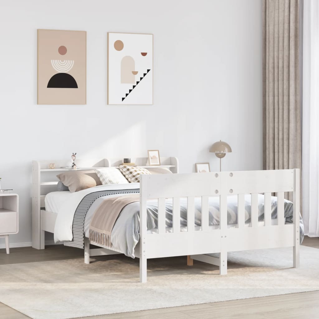 Bed Frame Without Mattress Solid Wood Pine