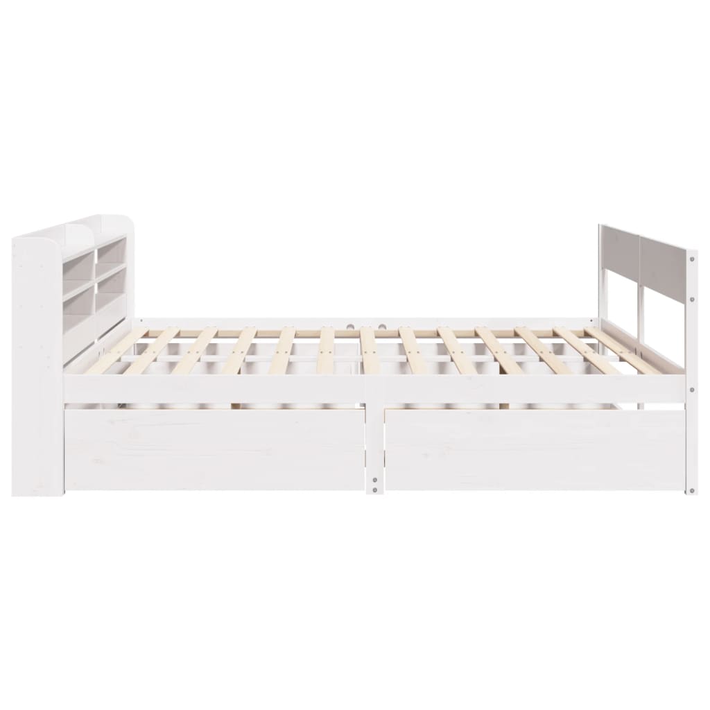 Bed Frame Without Mattress Solid Wood Pine