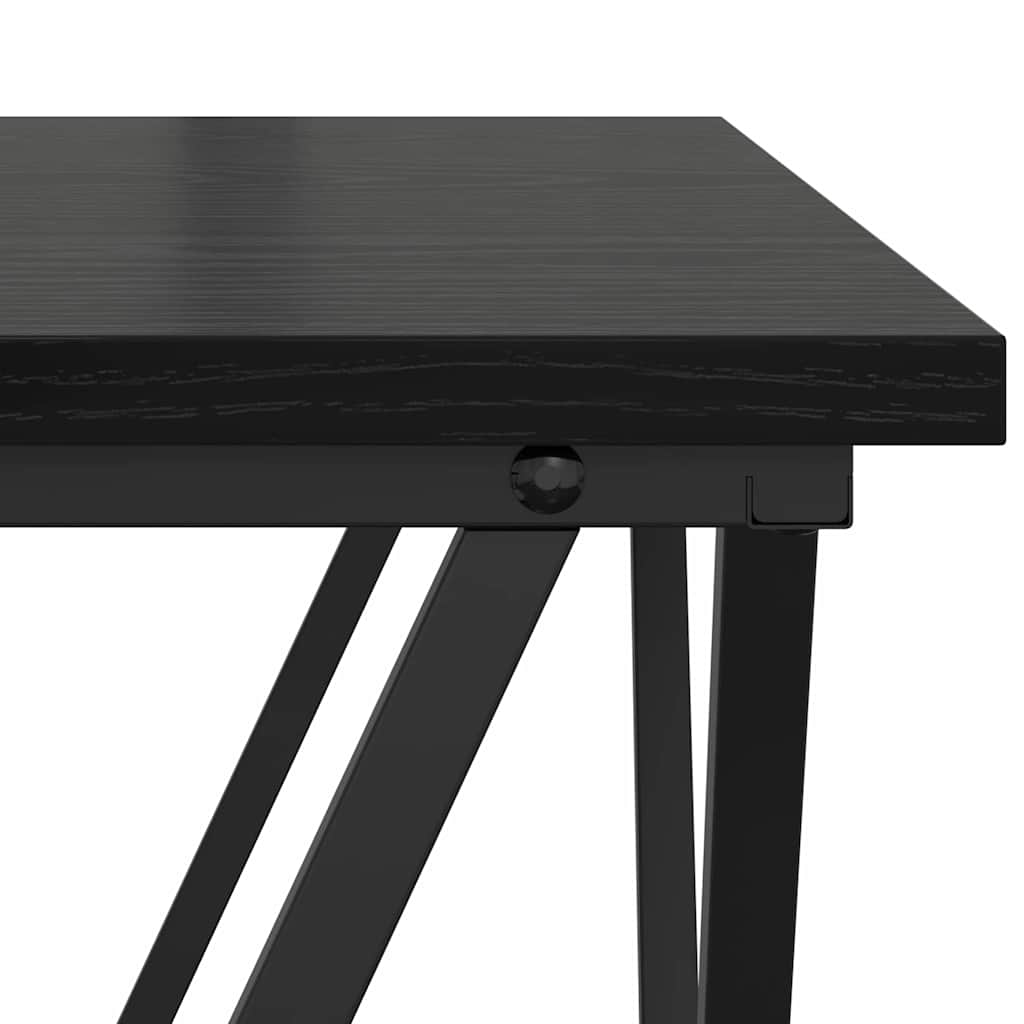 Coffee Table Large Square Living Room Furniture Centre 80X80Cm Smoked Oak 80 Cm