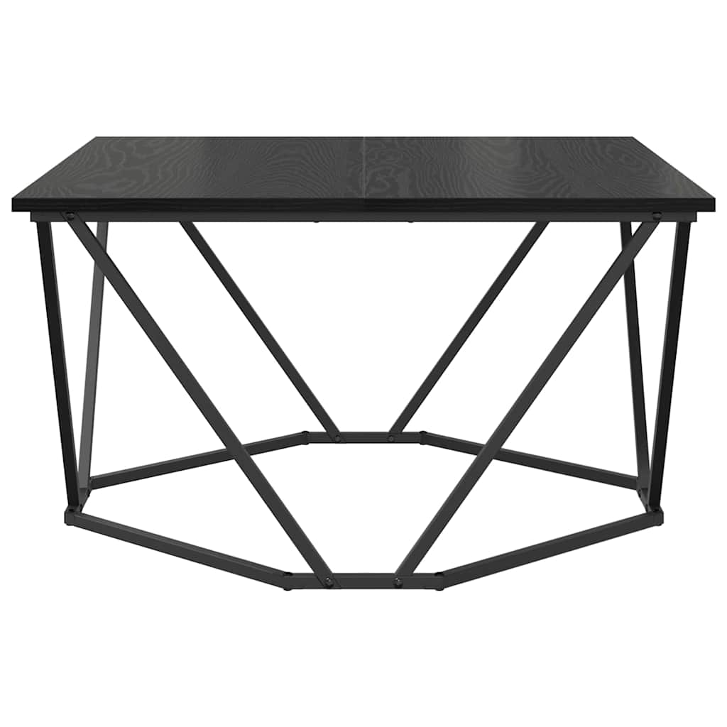 Coffee Table Large Square Living Room Furniture Centre 80X80Cm Smoked Oak 80 Cm