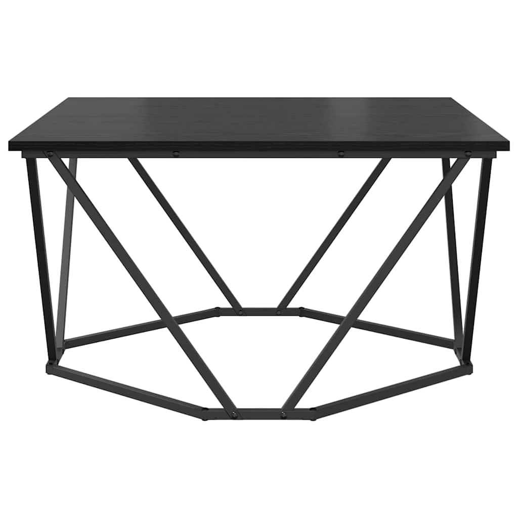 Coffee Table Large Square Living Room Furniture Centre 80X80Cm Smoked Oak 80 Cm