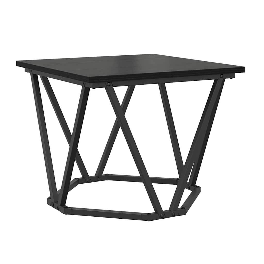 Coffee Table 3 Piece Set Engineered Wood & Steel Industrial Living Room Old Wood