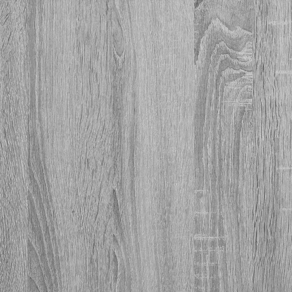 Coffee Table 3 Pcs Engineered Wood And Steel