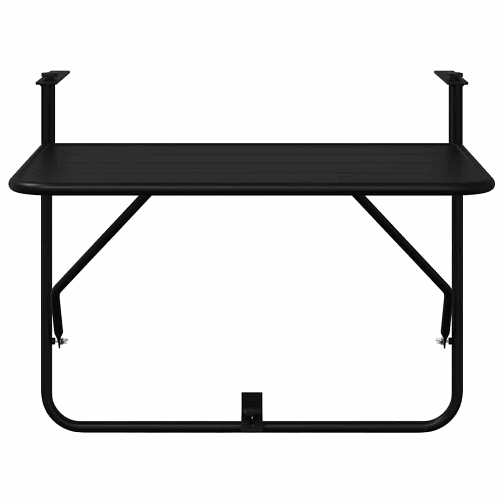 Outdoor Table Hanging Balcony Folding 60 X 39 65 Cm Steel 60 X 39 X 65 Cm