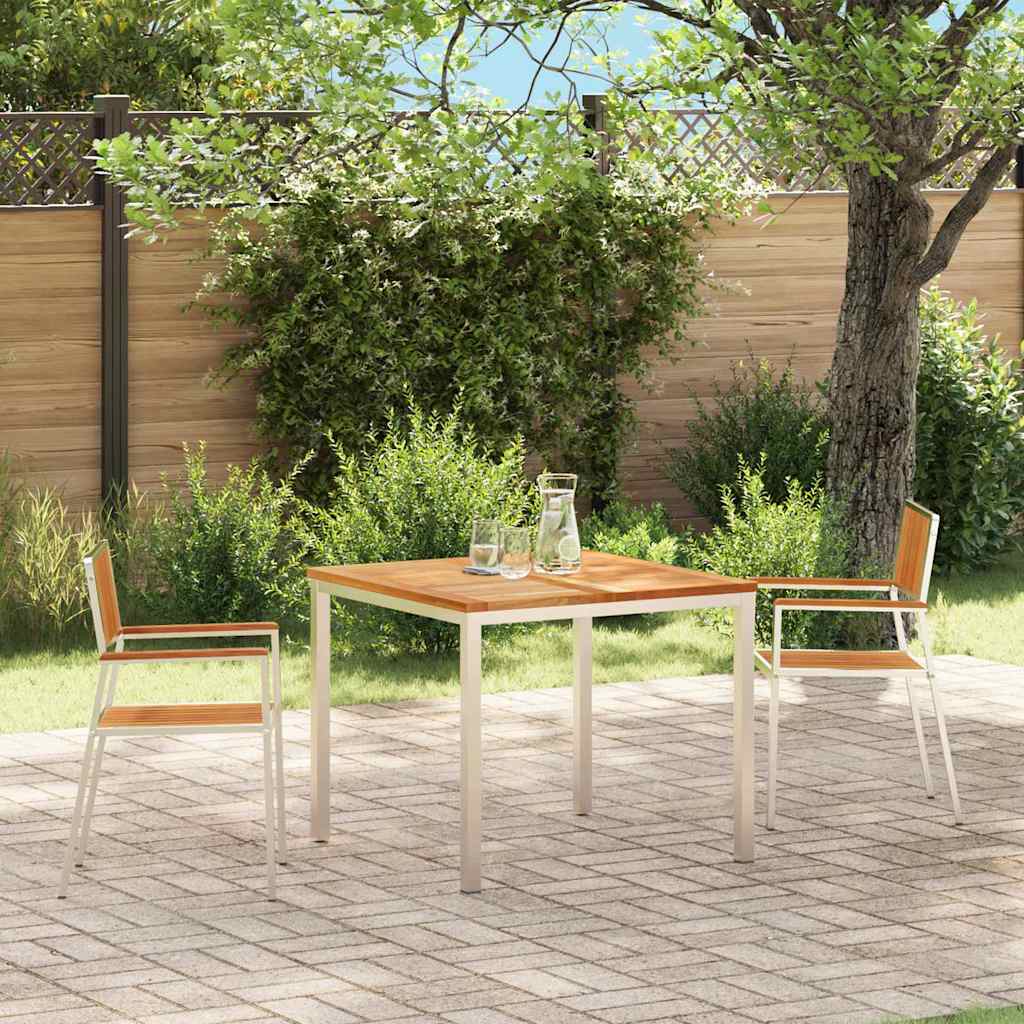 Garden Chair 2 Pcs Brown 56 X 54.5 X 87 Cm