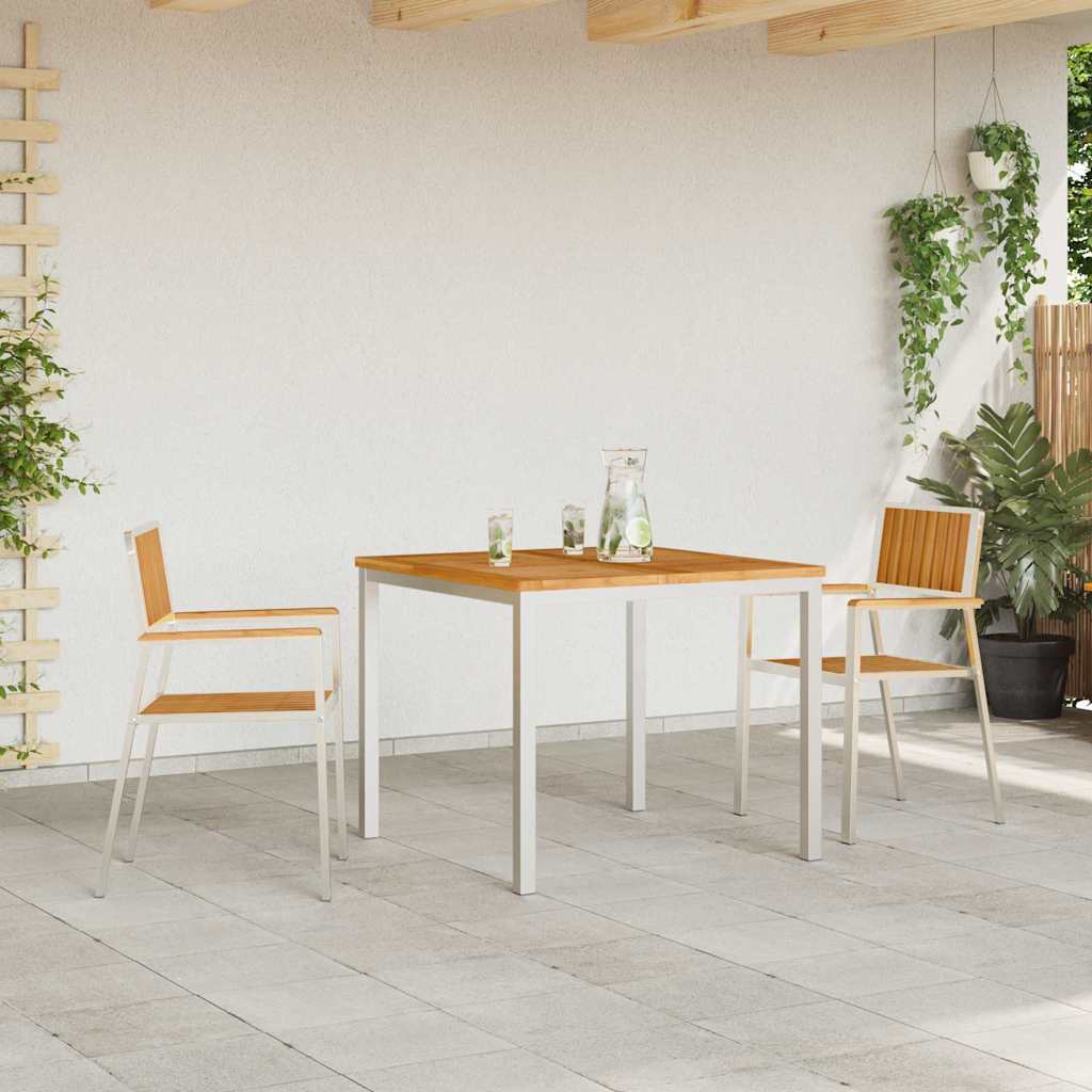 Garden Chair 2 Pcs Brown 56 X 54.5 X 87 Cm