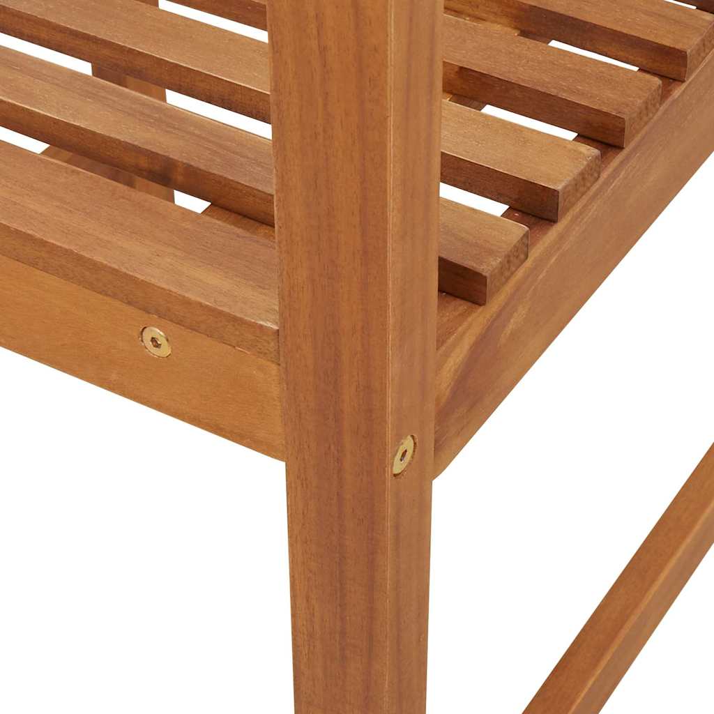 Garden Chair Brown 50 X 50 X 91Cm Solid Acacia Wood