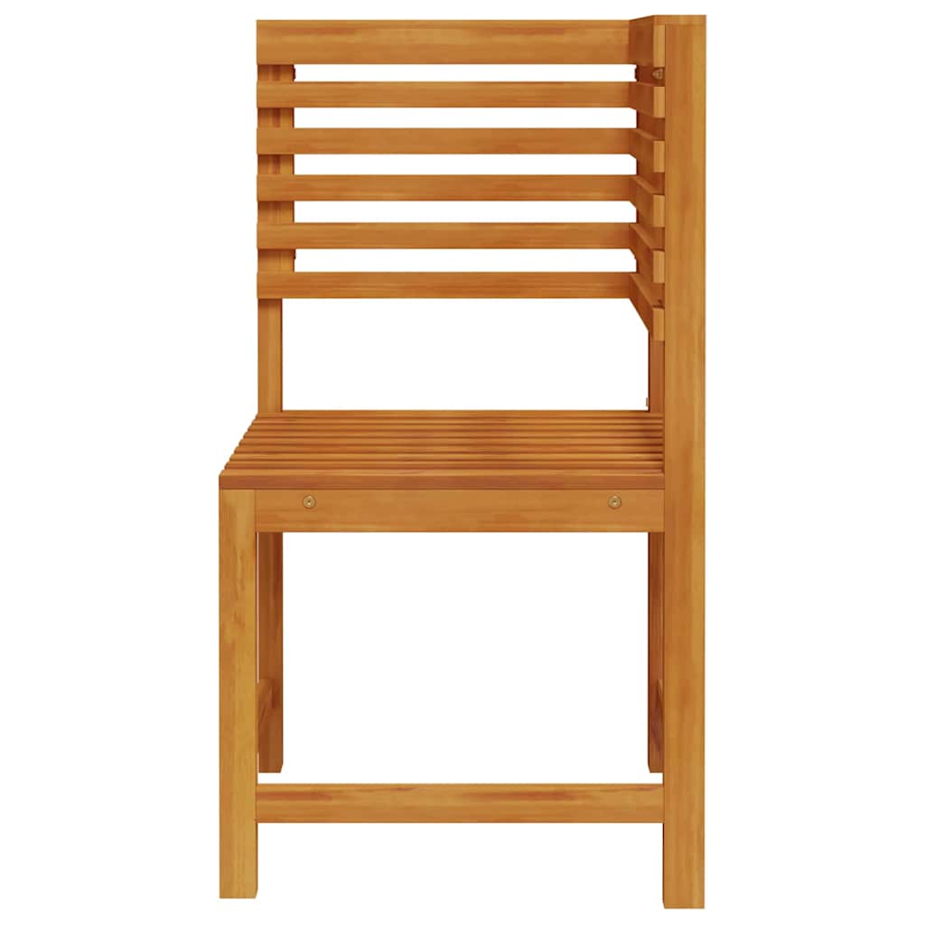 Garden Chair Brown 50 X 50 X 91Cm Solid Acacia Wood