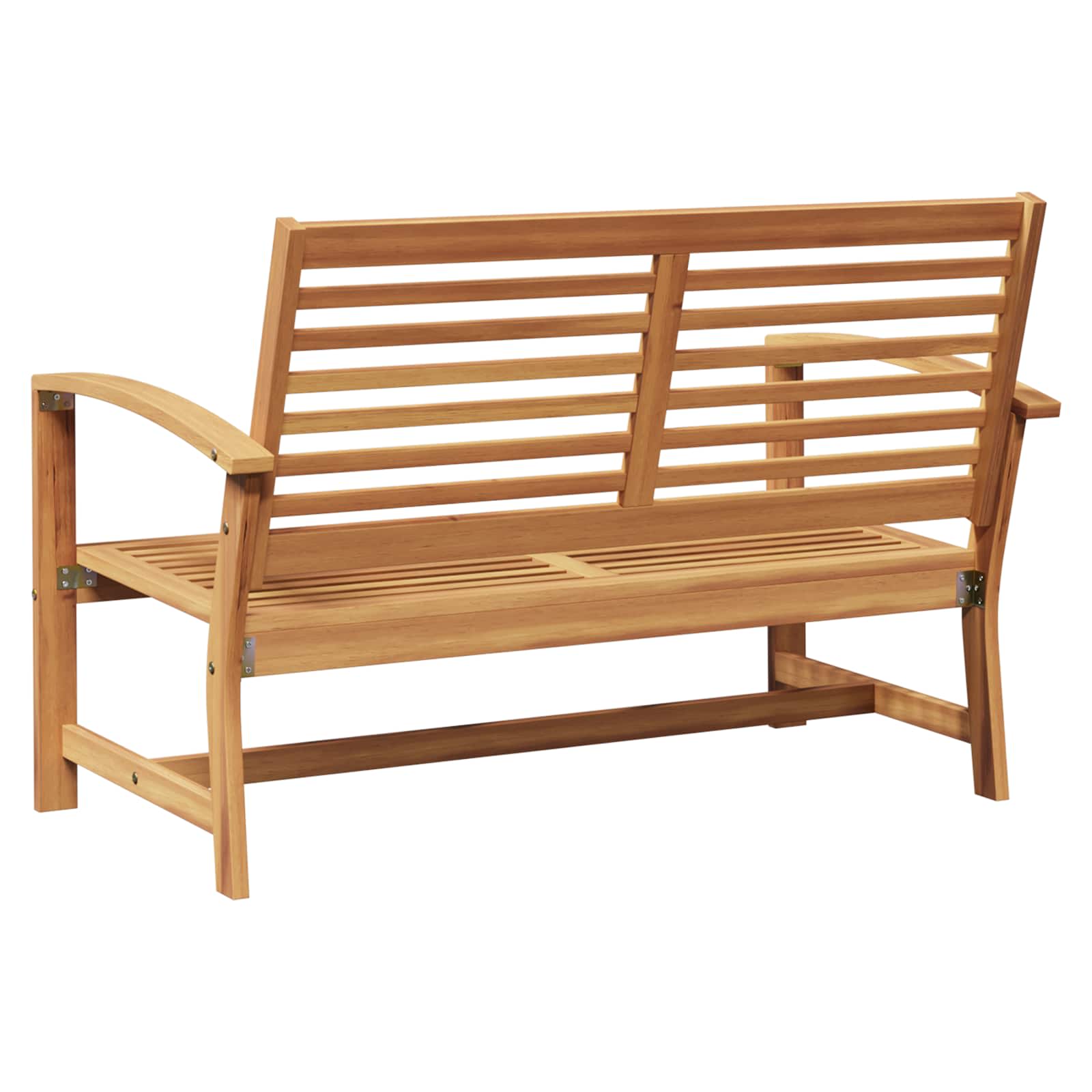 Brown 110 X 65 X 76.5 Cm Solid Teak Wood