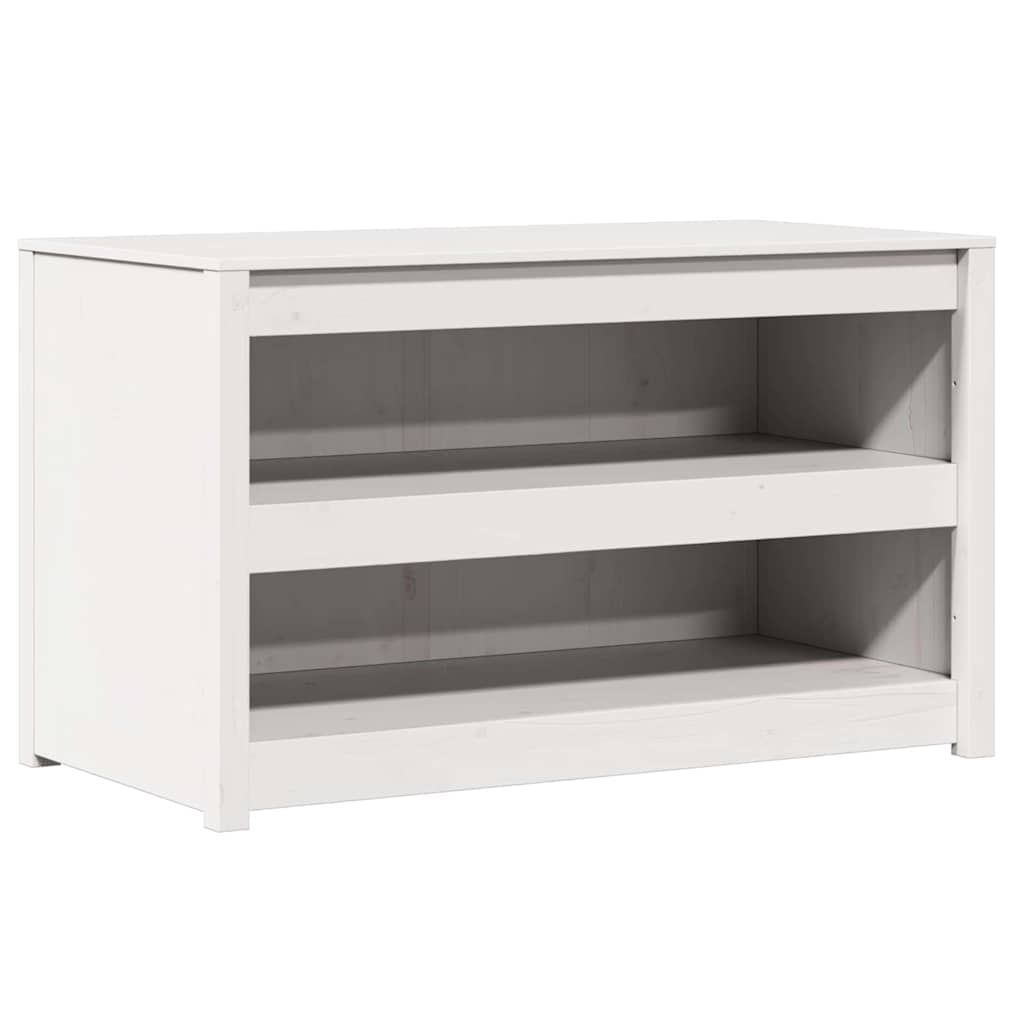 Kitchen Cabinet Meppel White 106 X 55 X 64 Cm Solid Pine Wood