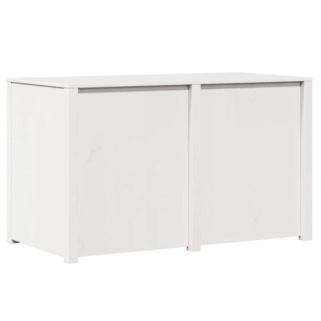 Kitchen Cabinet Meppel White 106 X 55 X 64 Cm Solid Pine Wood