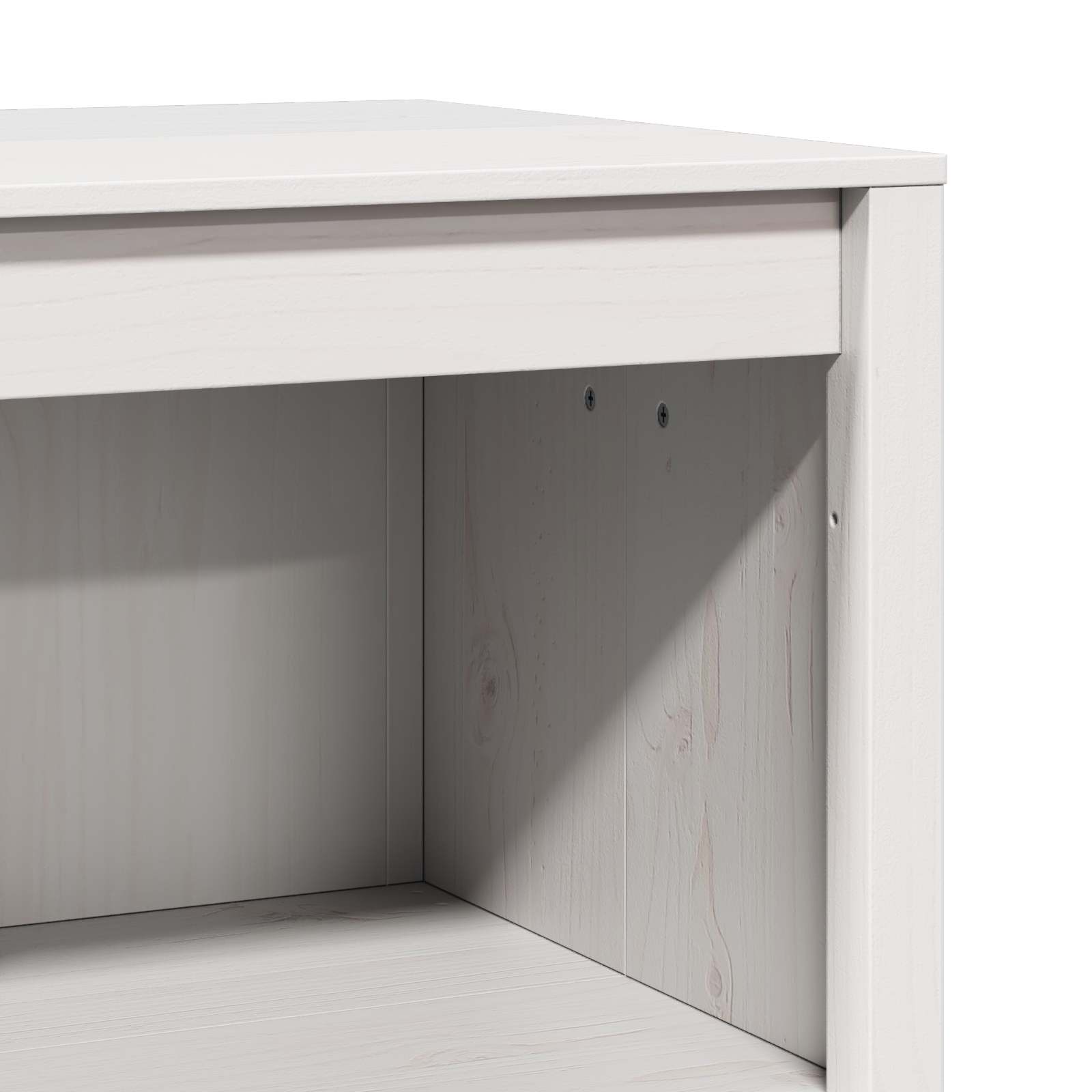 Kitchen Cabinet With Shelf Meppel Warm White 106 X 55 X 92 Cm