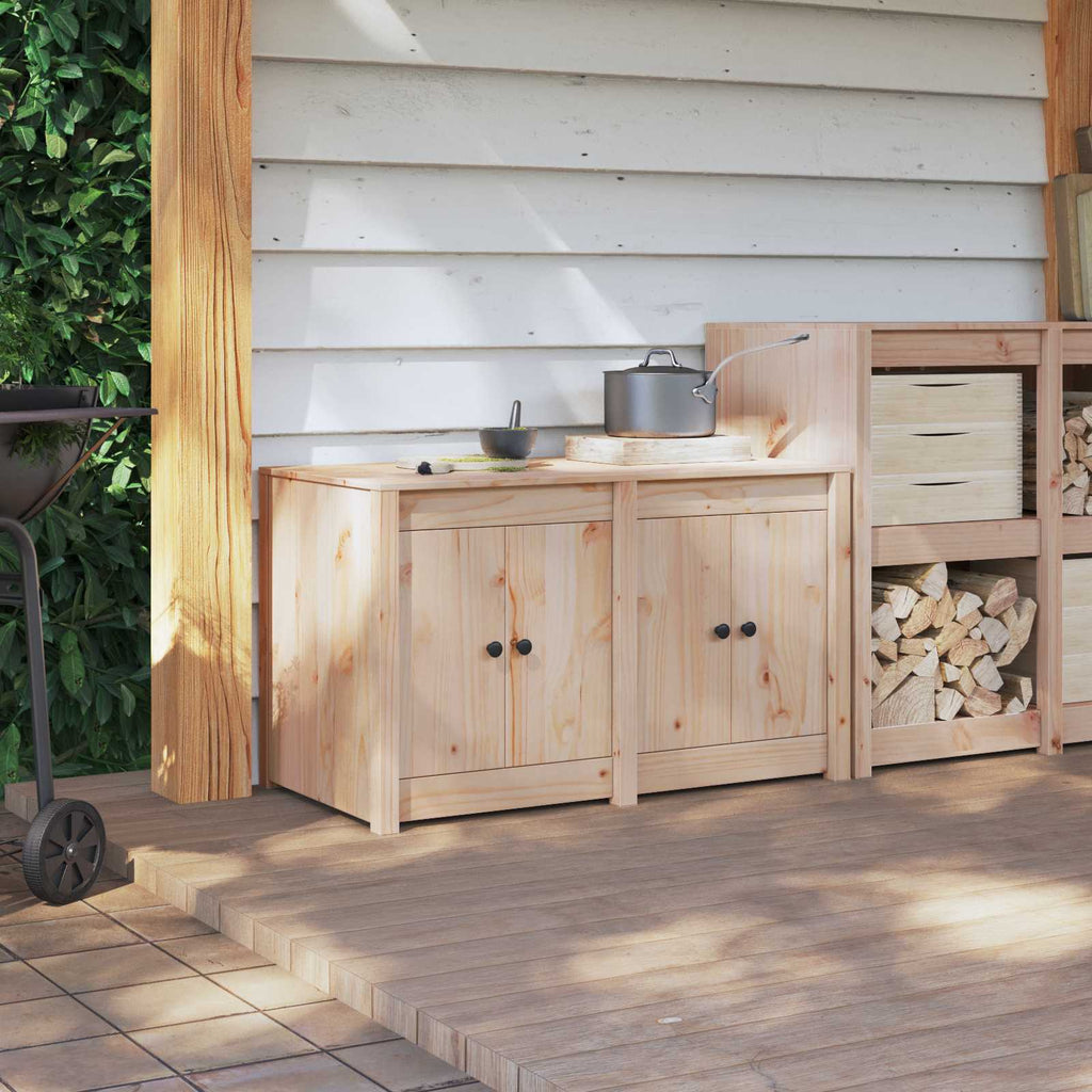 Kitchen Cabinets Cabinet Shelf Meppel Brown Oak 106 X 55 64 Cm Douglas Wood 106