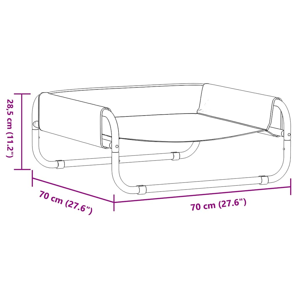 Dog Bed Folding Manual Steel