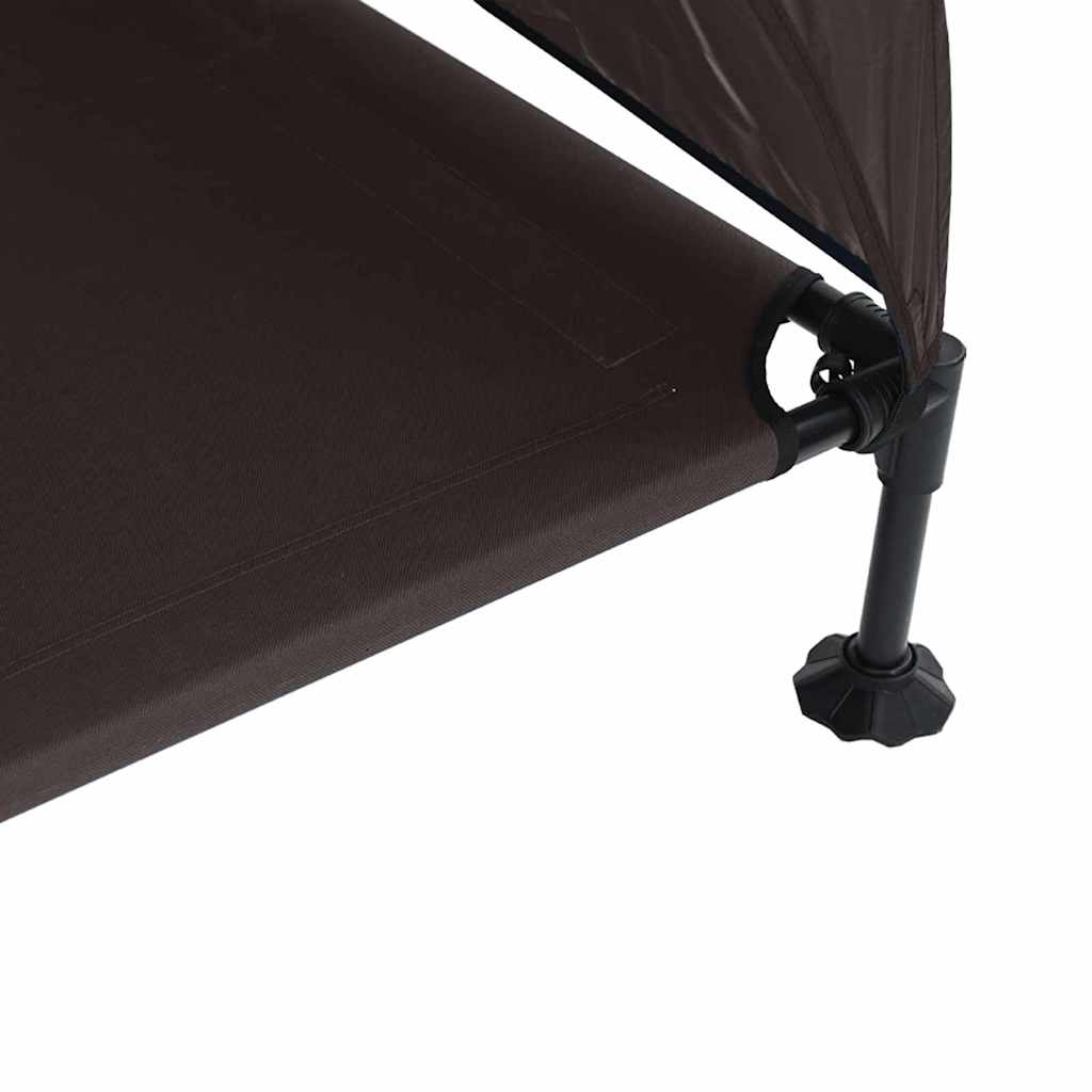 Raised Dog Bed Folding 127 X 81 X 108 Cm Fabric And Steel