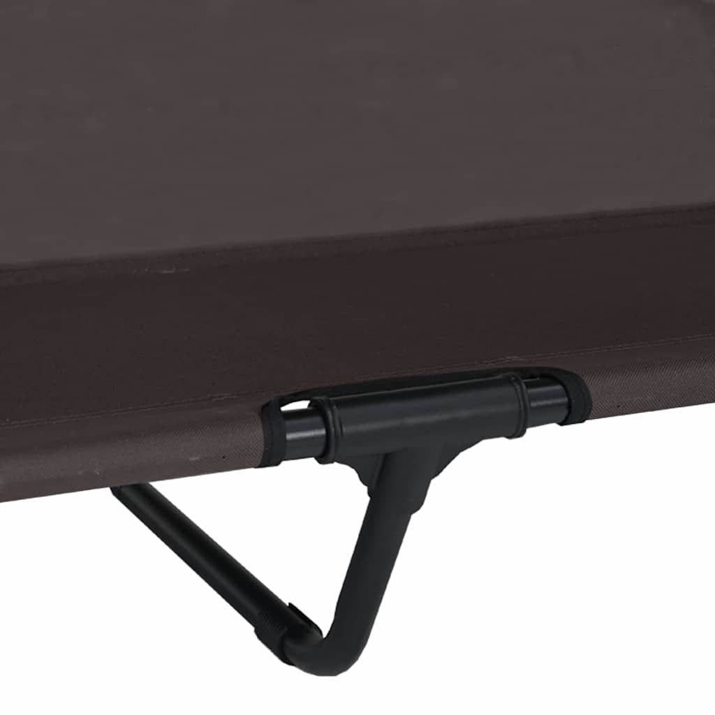 Raised Dog Bed Folding 127 X 81 X 108 Cm Fabric And Steel