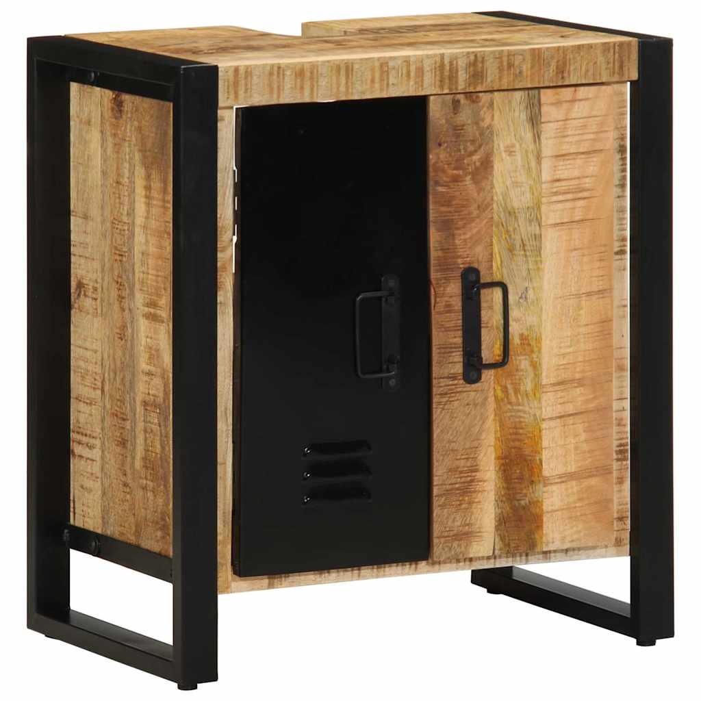 Bathroom Furniture Set Drawer 4 Pcs Solid Reclaim Wood Wall Mounted