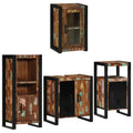 Bathroom Furniture Set 4 Pcs Multicolour