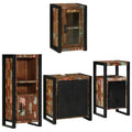 Bathroom Furniture Set 4 Pcs Multicolour