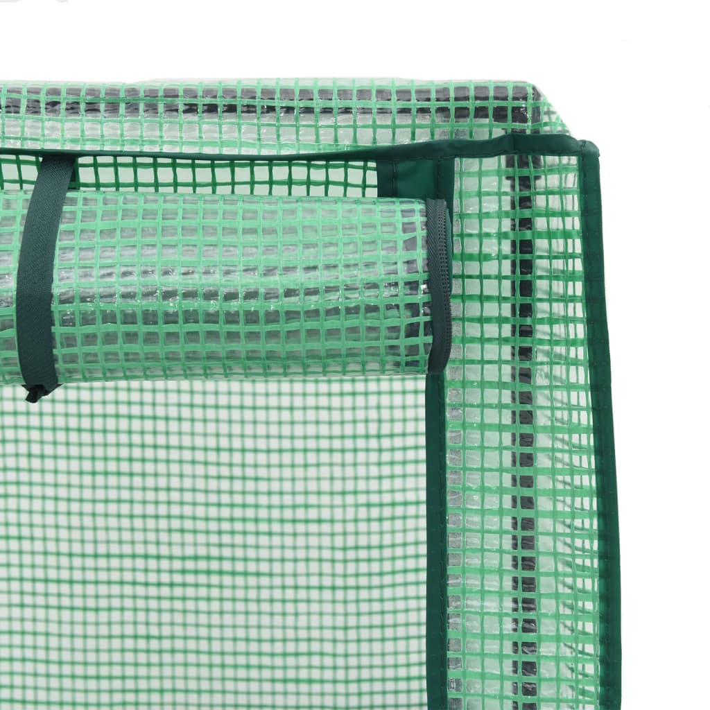 Planter Raised Garden Bed Greenhouse Cover Rattan Effect Light Grey White Black
