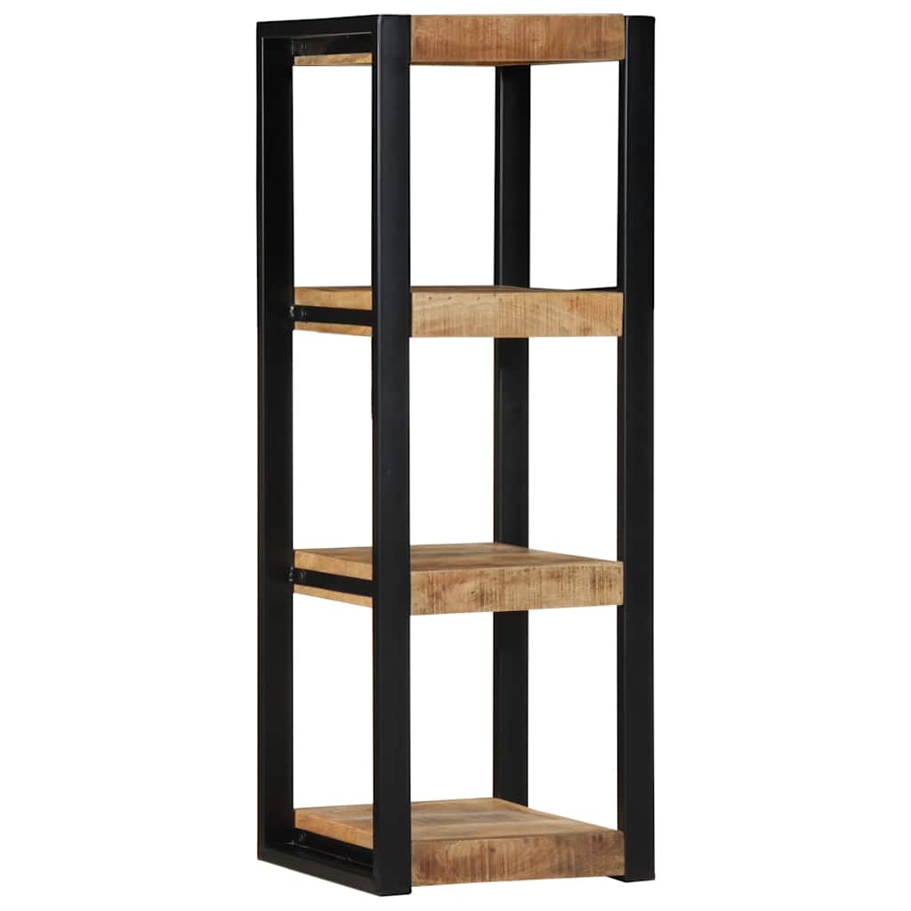 Wall Shelf Mango Wood Corner 100cm Solid Rough Display Storage Unit 35x35cm soli