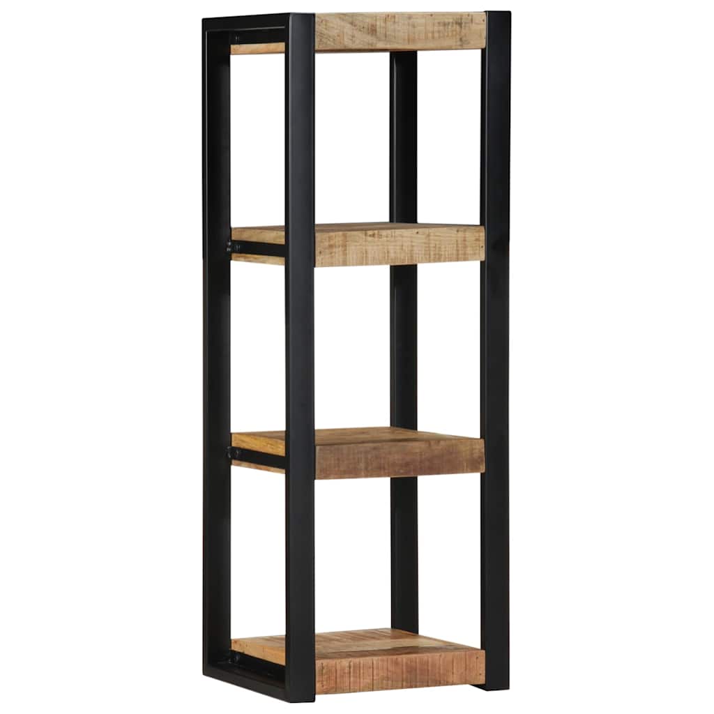 Wall Shelf Mango Wood Corner 100cm Solid Rough Display Storage Unit 35x35cm soli