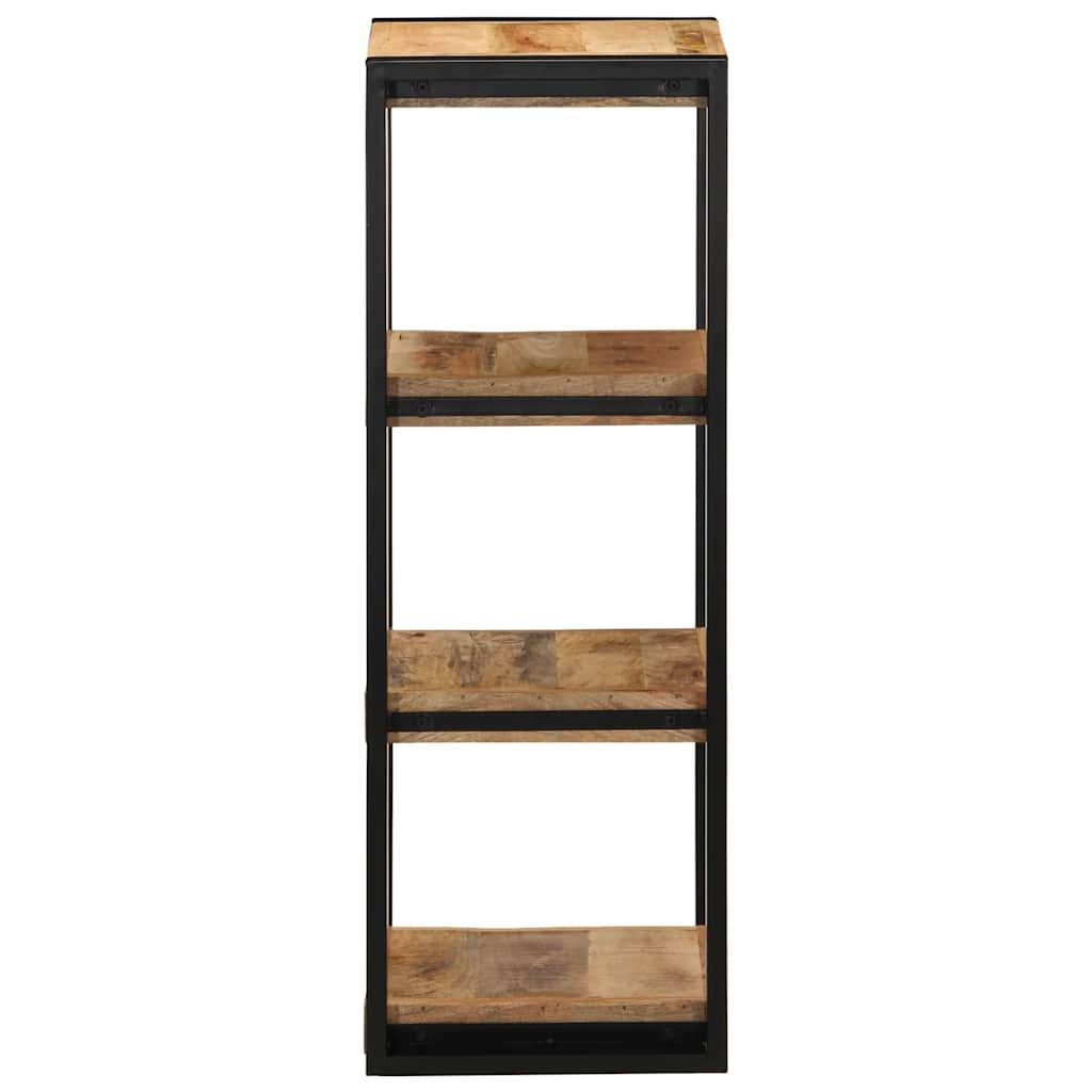 Wall Shelf Mango Wood Corner 100cm Solid Rough Display Storage Unit 35x35cm soli